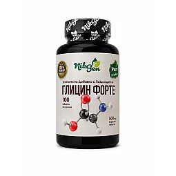 NikSen glicinas forte 500 mg, B1, B6, B12, 100 tablečių