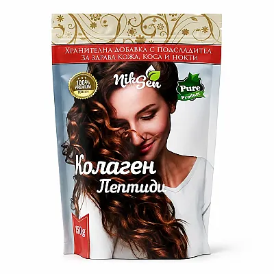 NikSen Kolagēna peptīdi (kolagēns, hialuronskābe, biotīns, B5, C un D), 360 g