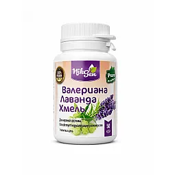 NikSen valerijonas + levanda + apynys, 50 tablečių
