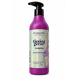 ACappella plaukų šampūnas su hidrolizuotais augaliniais baltymais „DELICATE HELIOTROPE“, 250 ml