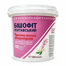 Kristalinis vonios koncentratas su bišofitu, rožmedžių eteriniu aliejumi ir jazminų aromatu, 1000 ml