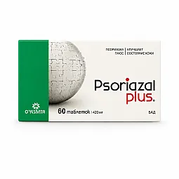 Psoriazal plus psoriaze + vitaminai odai + plaukams, 60 tablečių