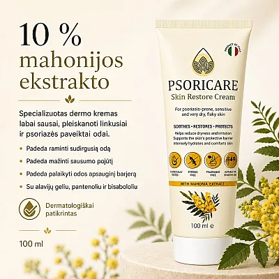Psoricare For people with psoriasis Dermo Cream