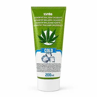 Virde Cold šaldantis kanapių balzamas sąnariams ir raumenims, 200 ml