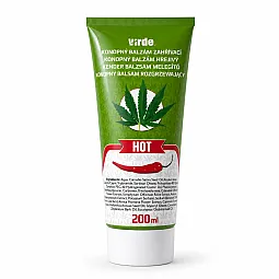 Virde Hot šildantis kanapių balzamas sąnariams ir raumenims, 200 ml