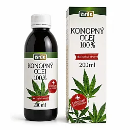 Virde kanapių sėklų aliejus + vitaminas E, 200 ml