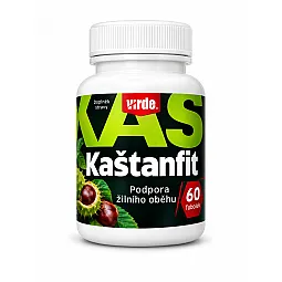 Virde Kaštanfit kaštonas + acerola + rutinas + vitaminas C, 60 kapsulių