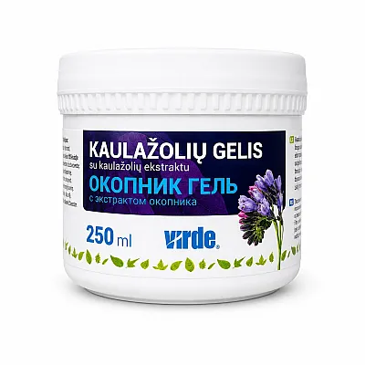 Virde kaulažolių gelis sąnariams ir raumenims, 250 ml