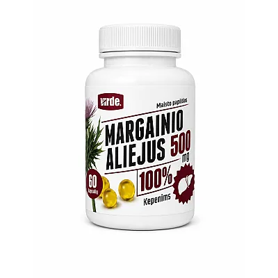 Virde margainio sėklų aliejus 500 mg, 60 kapsulių