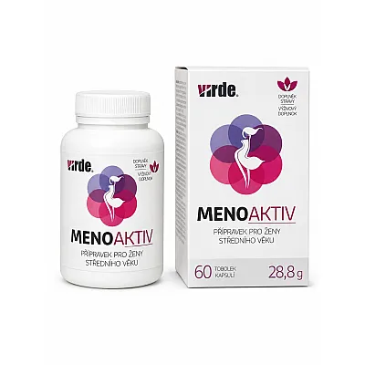 Virde Menoaktiv menopauzei su fitoestrogenais, 60 kapsulių
