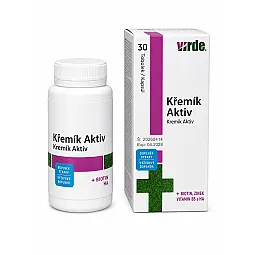 Virde Silicon Aktiv plaukams, odai ir nagams, 30 kapsulių