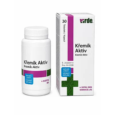 Virde Silicon Aktiv plaukams, odai ir nagams, 30 kapsulių