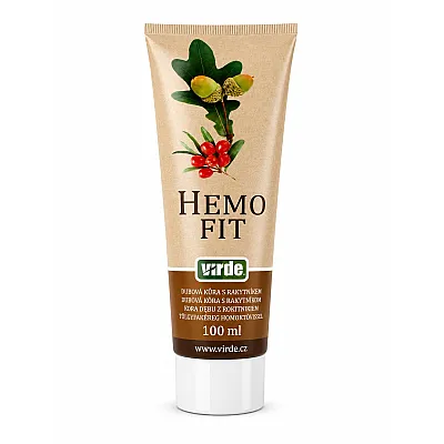Virde Hemofit kremas hemorojaus srities priežiūrai, 100 ml