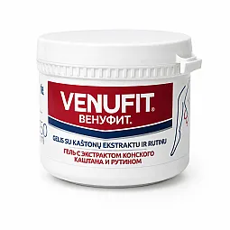 Virde venufit gelis kojų venoms su rutinu ir kaštono ekstraktu, 250 ml