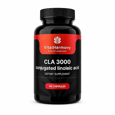 VH.Nutra CLA 3000 konjuguota linolo rūgštis 800 mg, 90 kapsulių