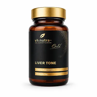 VH.Nutra Liver Tone kepenims su margainiu, kiaulpiene ir artišoku, 30 kapsulių