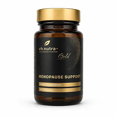 VH.Nutra Gold menopauzės palaikymas su izoflavonais 76 mg, 30 kapsulių