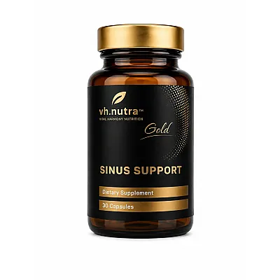 VH.Nutra Sinus palaikymas kvėpavimo takams su šeivamedžiu ir vitaminu C, 30 kapsulių