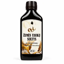 Žemės taukų sultys (Poniabudės ekstraktas su minkštimu), 200 ml