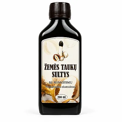 Žemės taukų sultys (Poniabudės ekstraktas su minkštimu), 200 ml