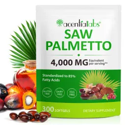AcentialLabs Saw Palmetto (Gulsčioji serenoja), 300 kapsulių