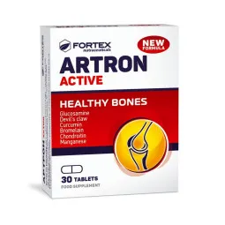 Fortex Artron aktiv gliukozaminas + bromelainas + inkaruočio ekstraktas, 30 tablečių