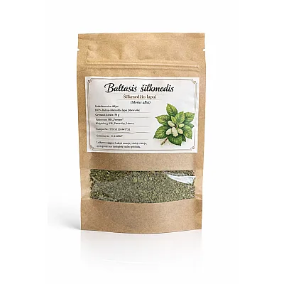 Baltojo šilkmedžio (Morus alba) lapai, 50 g