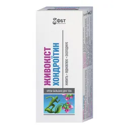 FBT Živokost, chondroitin (kaulažolė su chondroitinu) kremas - balzamas kūnui, 75 ml