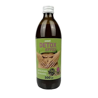 Herbin Detox margainio + artišokų ekstraktas kepenims, žarnynui valyti, 500 ml