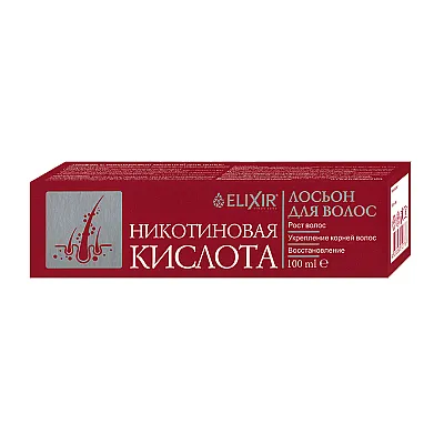 Elixir nikotino rūgštis serumas plaukams, 100 ml