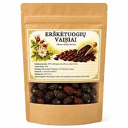Žolelių arbata „Erškėtis“ erškėtuogių vaisiai, 100 g