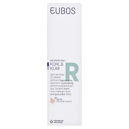 Eubos cool & clear veido raudonį mažinantis kremas spf 50, 30 ml