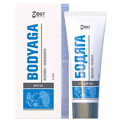 FBT Badiaga gelis, sumušimai, odos pažeidimai, melynės, traumos, 75 ml