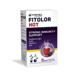 Fitolo karštas gėrimas su saldikliu ir žolelių ekstraktais, 14 pakelių