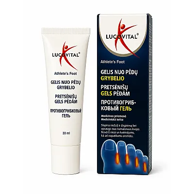 Lucovital foot fungus gel, 30 ml