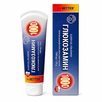 Dr.Retter 1000 eliksyras-gelis kūnui su gliukozaminu, 135 g