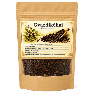Gvazdikėliai (Syzygium aromaticum), 100 g