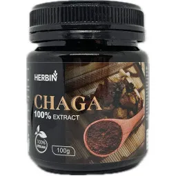 Herbin “Chaga” Čaga grybo ekstraktas strong 14000 mg, 100 g