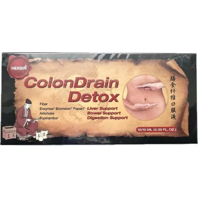 Herbin Colondrain Detox fermentai, skaidulos, artišokas, topinambas, 10 buteliukų