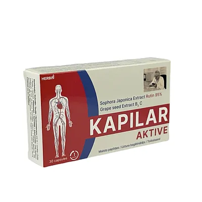 Гербин Капилар актив, для вен ног, 30 капсул