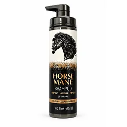 Horse Mane strengthening shampoo with collagen and keratin, 480 ml