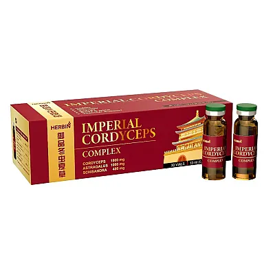 Herbin imperatoriškas kordicepsas, komplekas, 30 buteliukų po 10 ml