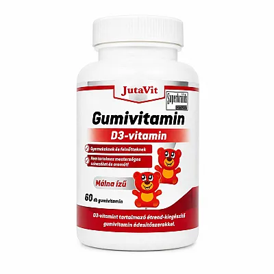 JutaVit vitaminas D3 vaikams, 60 guminukų