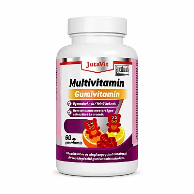 JutaVit multivitamin guminukai vaikams, 60 guminukų