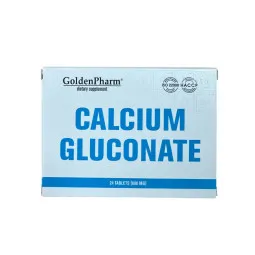 Golden Pharm Kalcio gliukonatas 3000 mg, 192 tabletės