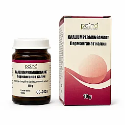 Paira Kalio permanganatas, 10 g