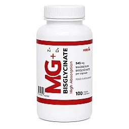Sotya Magnio bisglicinatas su cinku ir vitaminu D3, 100 kapsulių