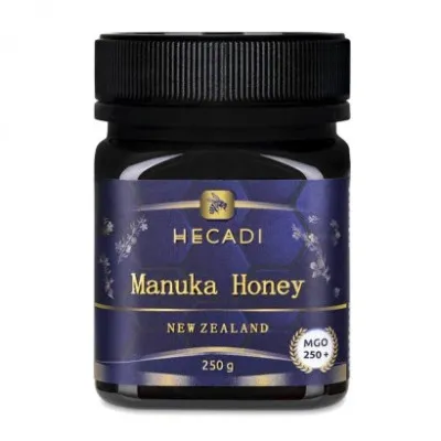Manuka medus MGO 250+ iš Naujosios Zelandijos, 250 g