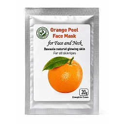 Miltelinė veido kaukė švytėjimui apelsinas + vitaminas C, 20 g