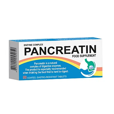 Pankreatinas, 50 tablėčių